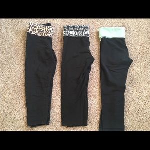 VS PINK YOGA CAPRIS